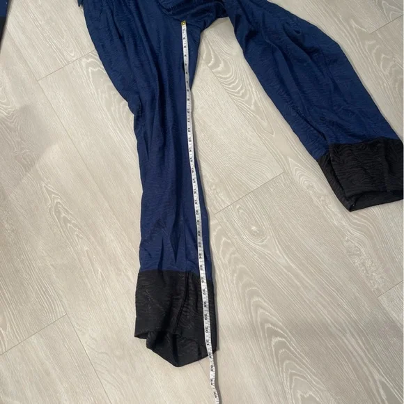 NWT Victoria Secret Pajama Zebra Jumpsuit Jumper Medium Blue Black Retail $150 - Picture 7 of 12